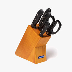 Jogo de cozinha de 4 peças série Maitre + tesoura + suporte Arcos
