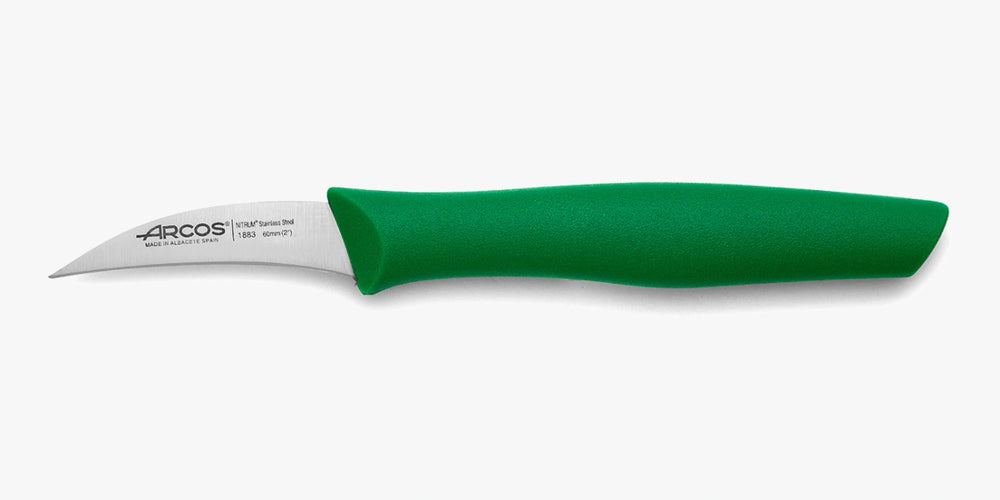 Coltello Spelucchino Colore Verde Serie Nova 60 mm