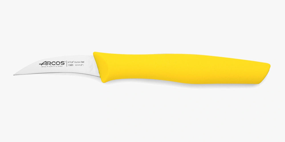 Schälmesser Farbe Gelb Serie Nova 60 mm