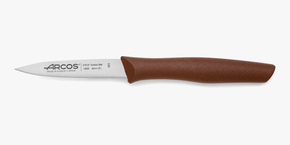 Coltello Spelucchino Colore Marrone Serie Nova 85 mm