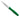 Cuchillo mondador dentado verde 100 mm serie Nova