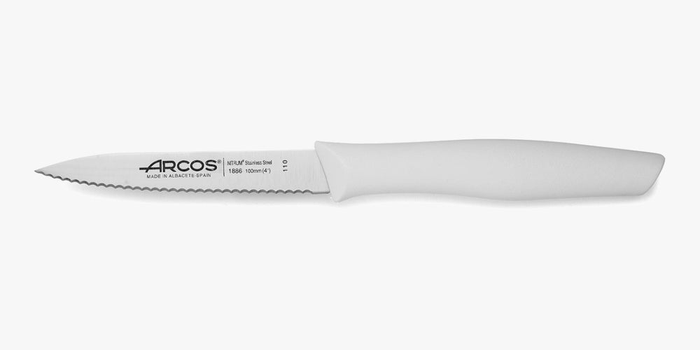 Cuchillo Mondador Color Blanco Perlado Serie Nova 100 mm