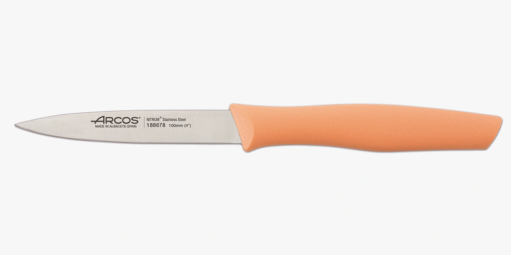 Nova Series 100 mm Coral Colour Paring Knife
