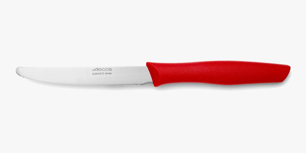 Nova Series 110 mm Serrated Colour Red Table Knife