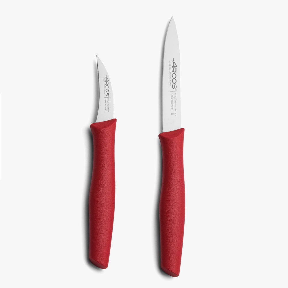 Juego Cuchillos Mondadores Color rojo Serie Nova