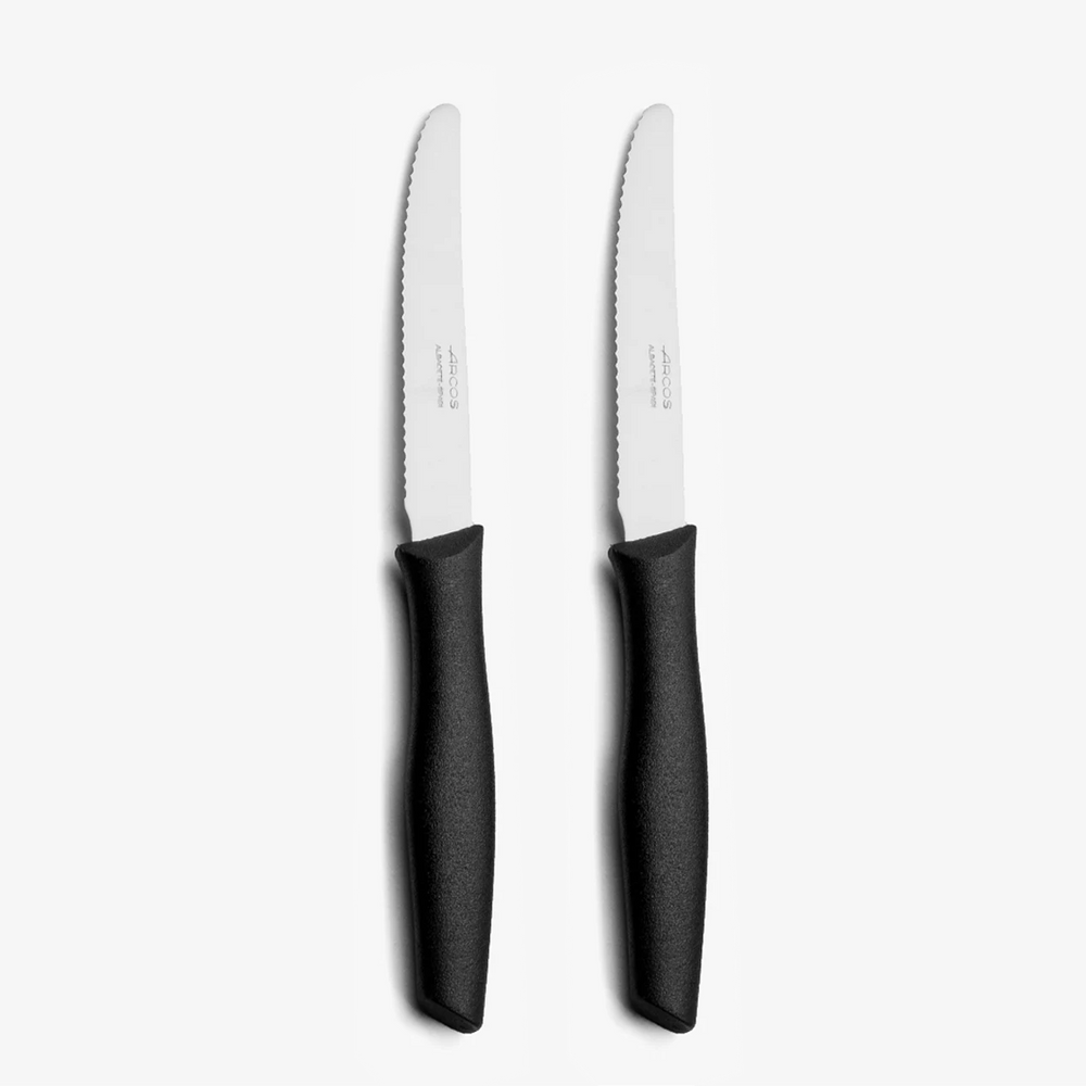 Set coltelli da tavola seghettati 2 pezzi serie Nova