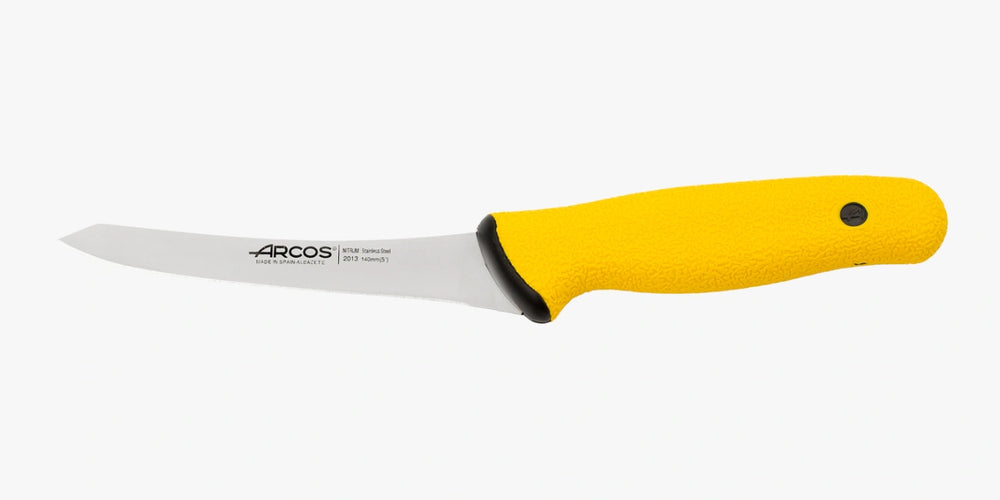 Cuchillo Deshuesador Semi Rígido Serie Dúo Pro 140 mm Punta Biselada