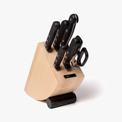 Set cucina 5 pezzi Serie Universal + Forbici + Ceppo