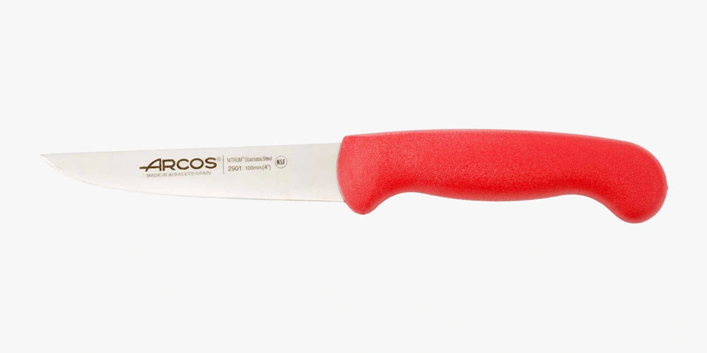 2900 Series 100 mm Red Colour Vegetable Knife