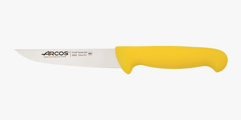 Cuchillo Cocina color amarillo Serie 2900 130 mm