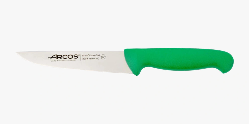 Cuchillo Cocina color verde Serie 2900 150 mm