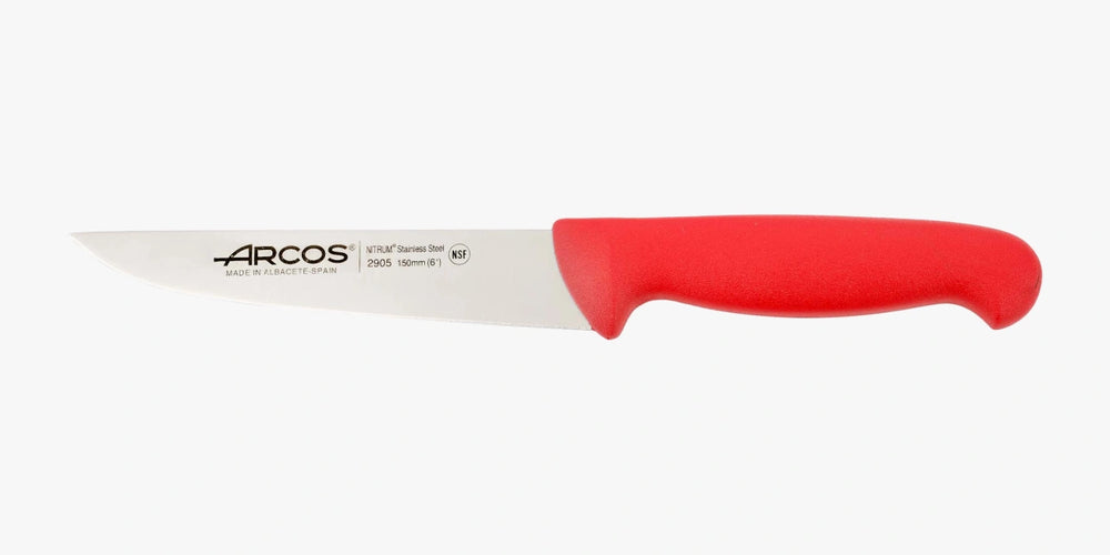 Cuchillo Cocina color rojo Serie 2900 150 mm