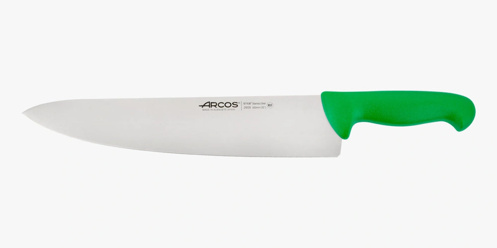 Cuchillo Cocinero color verde Serie 2900 300 mm