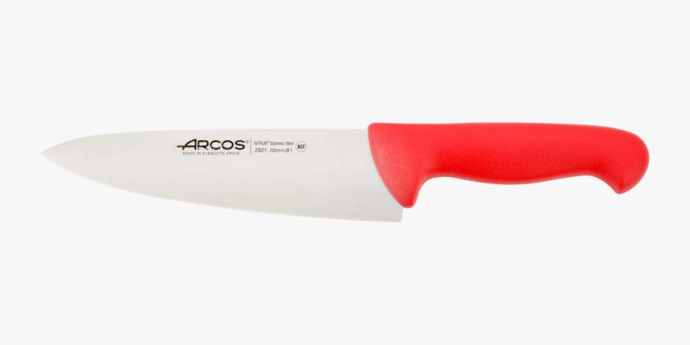 Coltello cucina colore rosso Serie 2900 200 mm