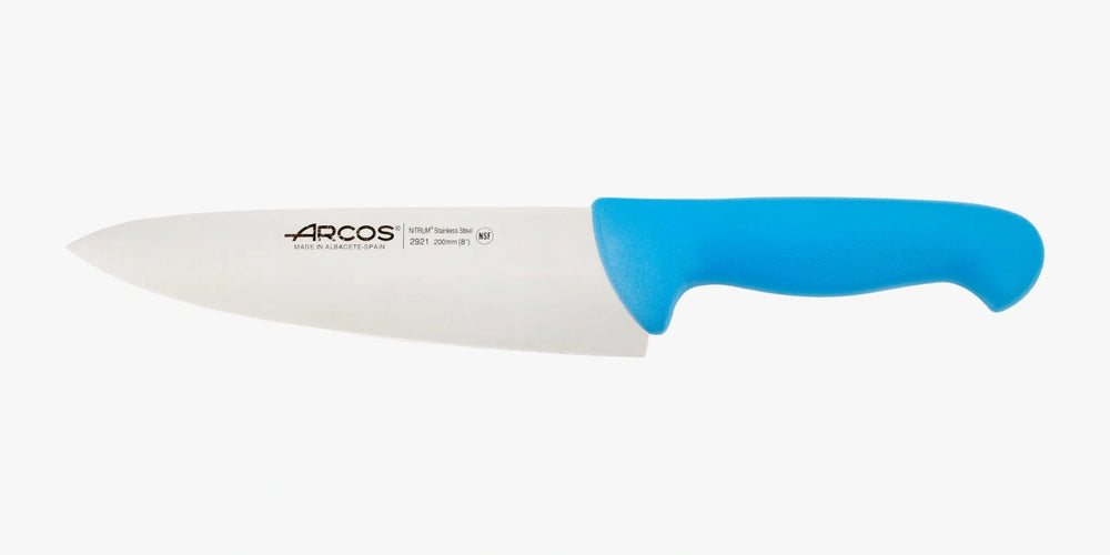 Coltello cucina colore blu Serie 2900 200 mm