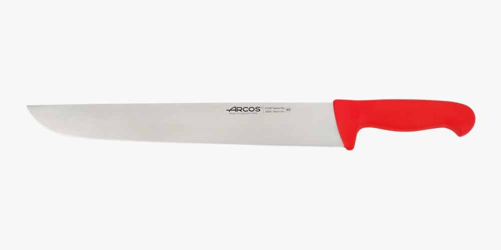 Cuchillo Carnicero color rojo Serie 2900 350 mm