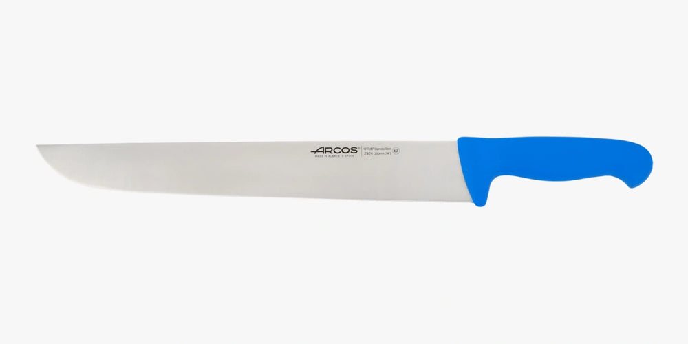 Cuchillo Carnicero color azul Serie 2900 350 mm