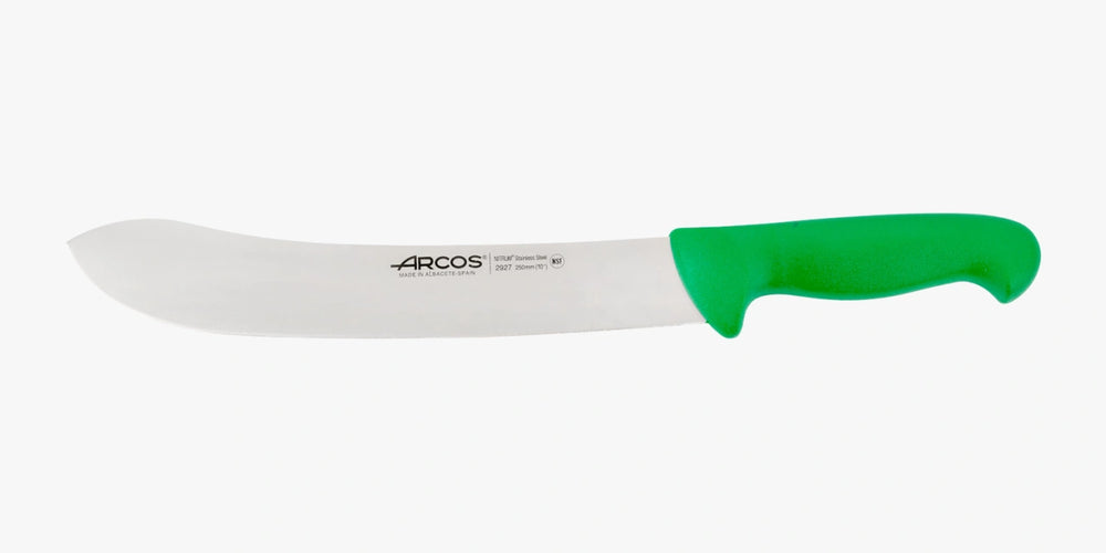 Coltello scimitarra verde Serie 2900 250 mm