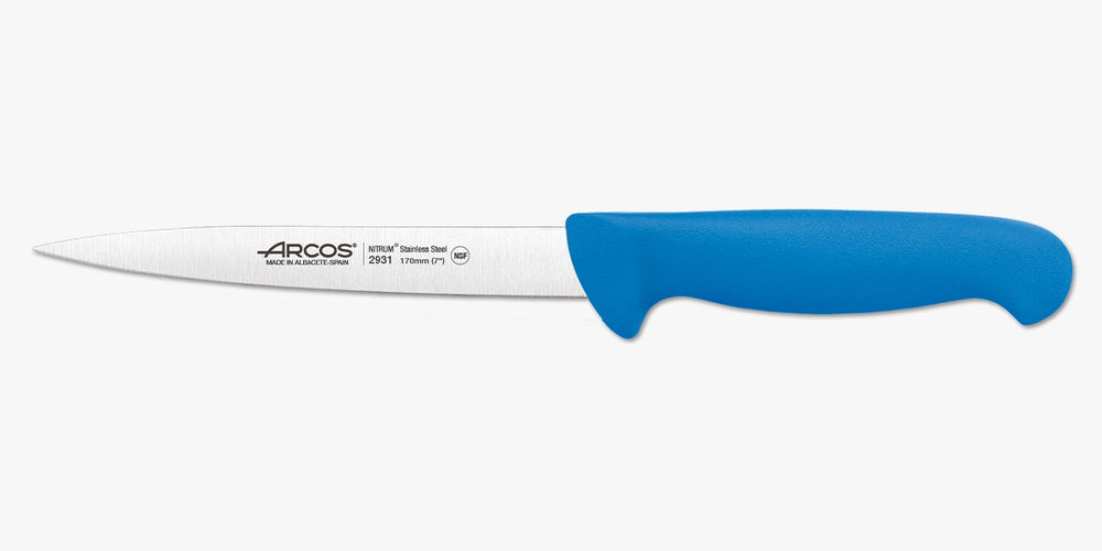 Cuchillo Lenguado color azul Serie 2900 170 mm