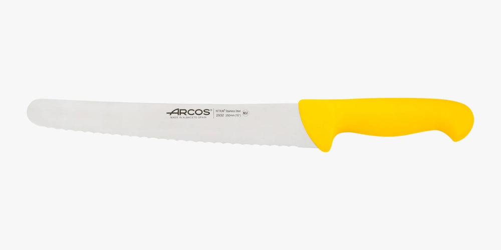 Cuchillo Pastelero color amarillo  Serie 2900 250 mm