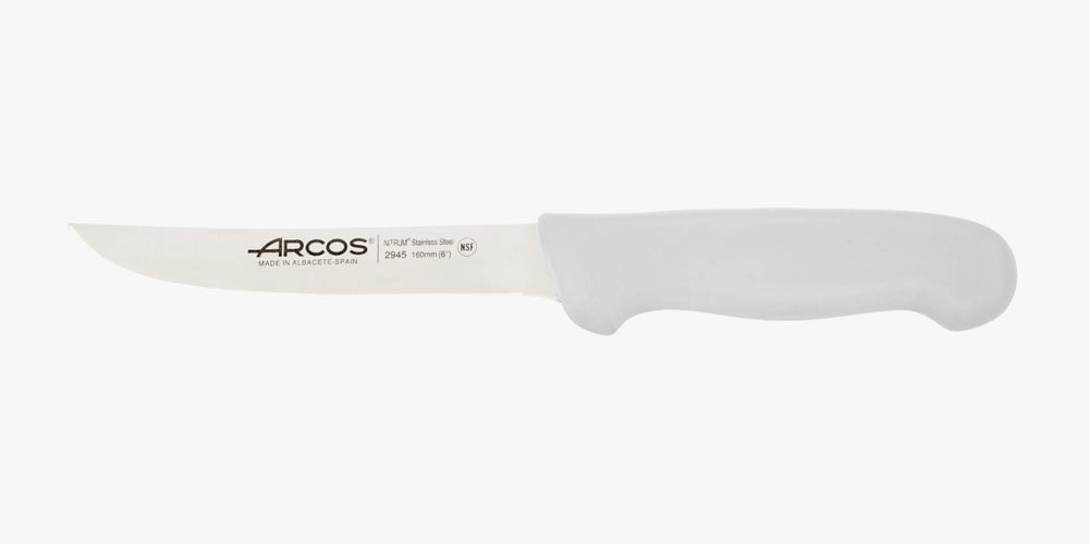 Couteau à désosser 2900 lame large Blanc 160 mm