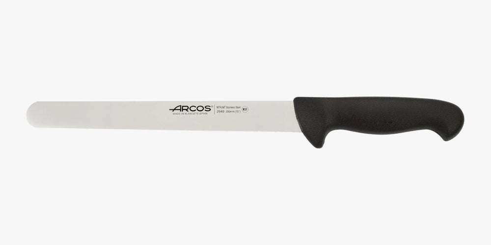 Cuchillo Fiambre color negro Serie 2900 250 mm
