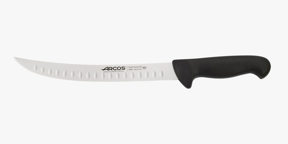 Cuchillo carnicero curvo color negro Serie 2900