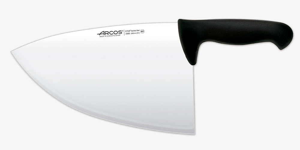 Coltello sfilettare da macellaio nero Serie 2900 260 mm