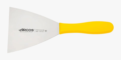Spatule acier inox 2900 jaune 125x120 mm