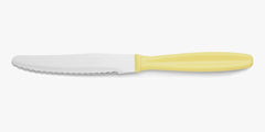 Coltello Dessert Colore Giallo Polipropilene 105 mm