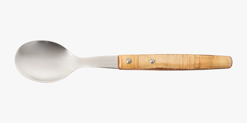 Cuillère de table bois de peuplier compressé 205 mm