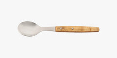 Lunch Spoon with Compressed Poplar Wood Handle 150 mm