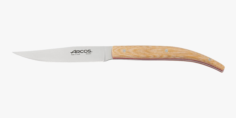 Cuchillo chuletero The Origin Micarta Beige 110 mm