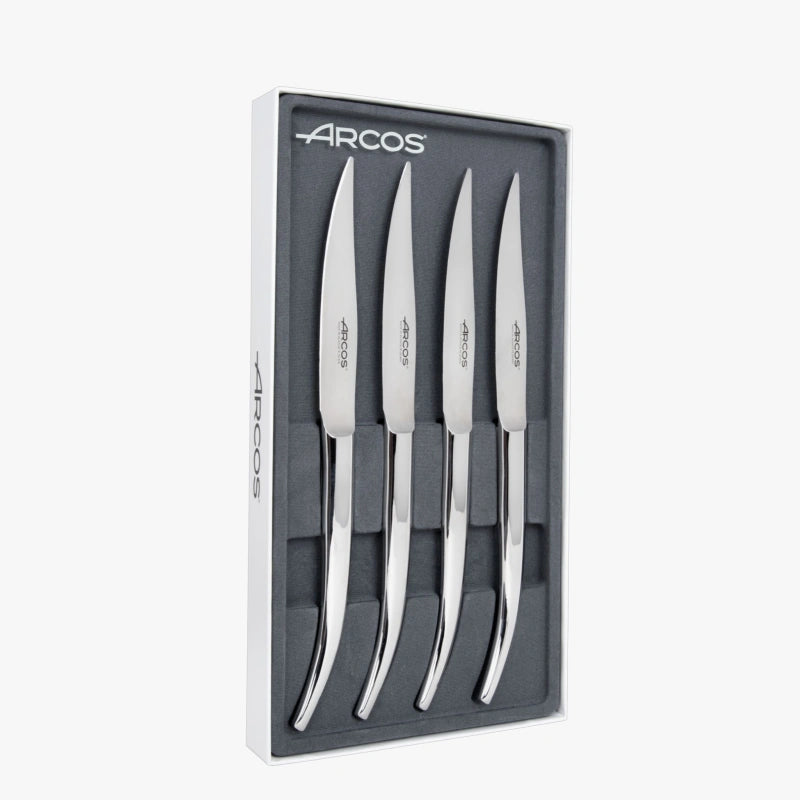 Juego 4 Pzas. Chuletero Monoblock Filo Liso