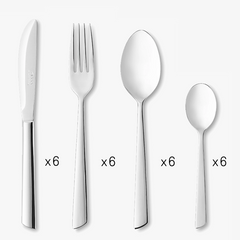 Juego Cubiertos Serie Toscana 24 pzas.