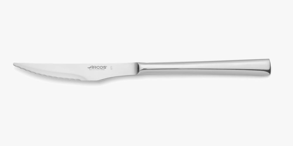 Faca de carne perlada 110 mm da série Capri em aço inoxidável
