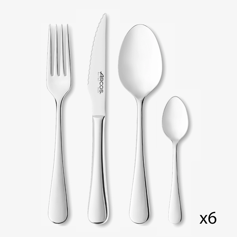 Besteckset 24-teilig Serie Lisboa