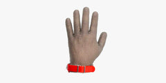 Kettenhandschuh Aus Edelstahl Rot Grösse 3-m