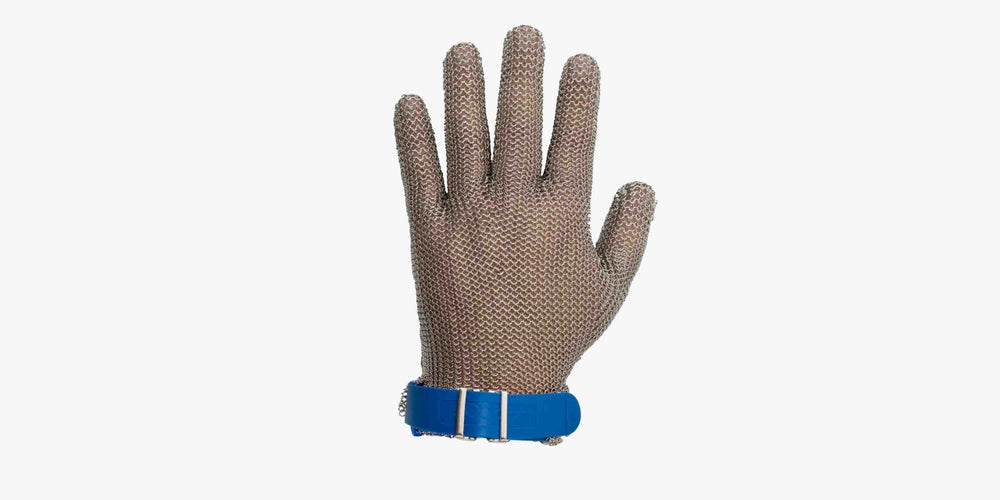 Guante de Protección Inox Color azul talla 4-L