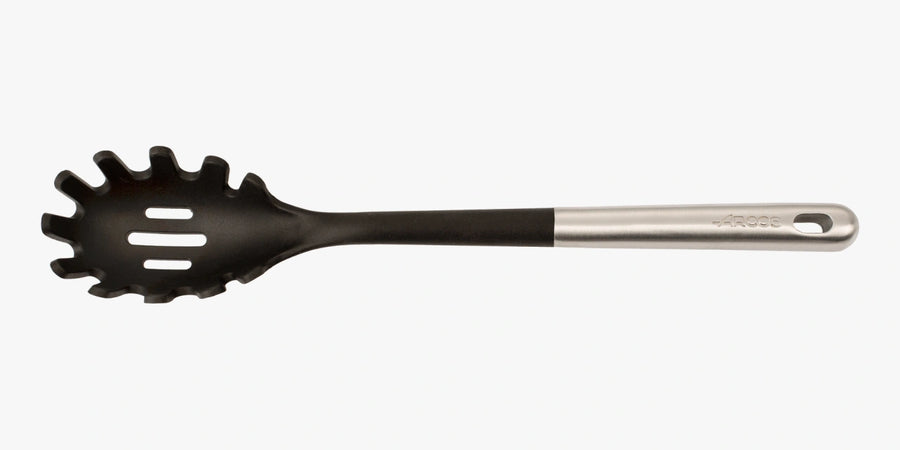 Cuchara 337 mm de Pasta Acero Inox y Silicona