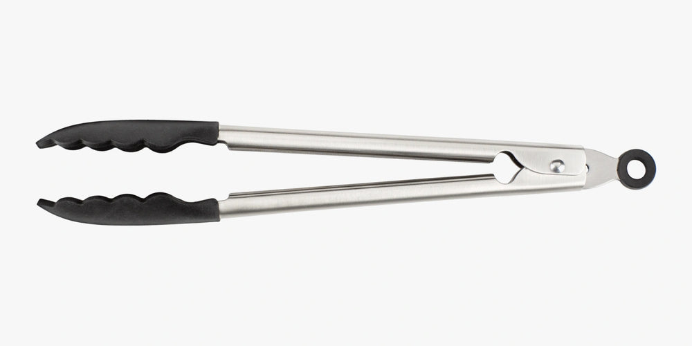 Pinza de cocina 300 mm de acero inox y silicona