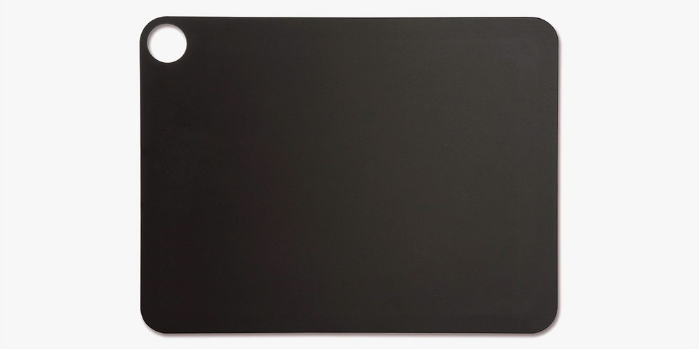 Tagliere bar nero con appendino 427 x 327 mm