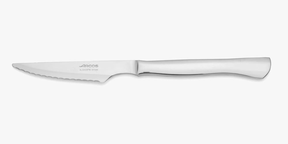 Monoblock-Steakmesser mit Wellenschliff 110 mm