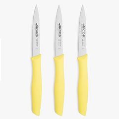 Set Cuchillos Mondadores Color Limón Serie Nova