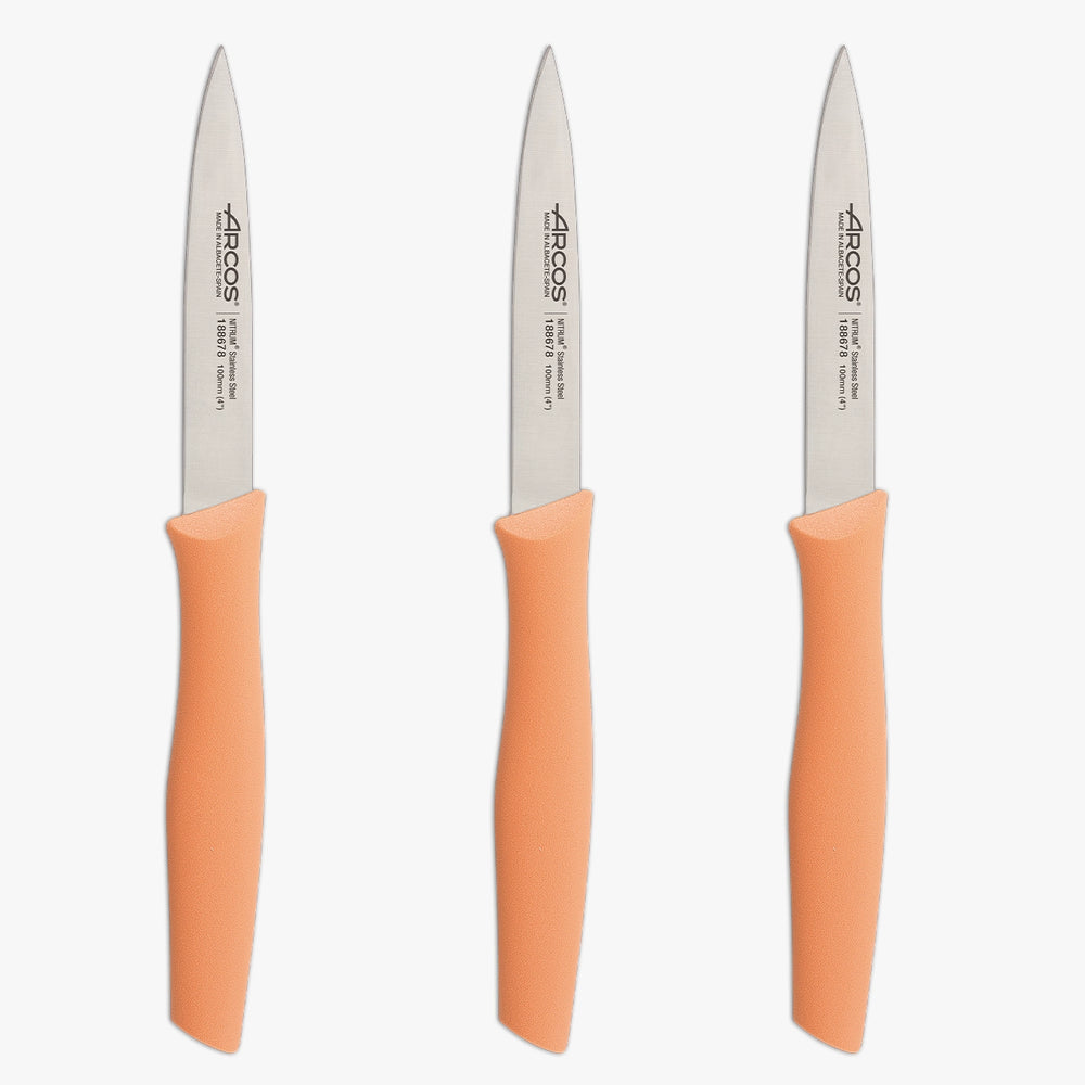 Set Cuchillos Mondadores Color Coral Serie Nova