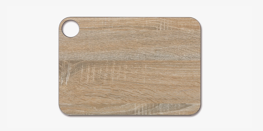Tagliere bar marrone con appendino 330 x 230 mm