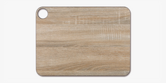 Tabla de corte marrón con colgador 377 x 277 mm