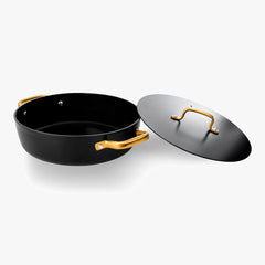 CERAMIC NON-STICK CASSEROLE SAMOA ICONIC BLACK SERIES 28 CM