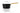 Medidas cazo negro 16 cm serie Samoa Iconic en horizontal