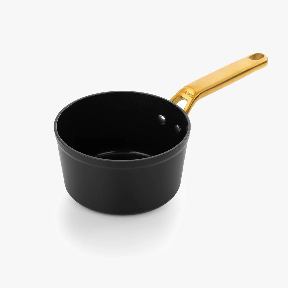 CERAMIC NON-STICK SAUCEPAN SAMOA ICONIC BLACK SERIES 16 CM / 1,5 L